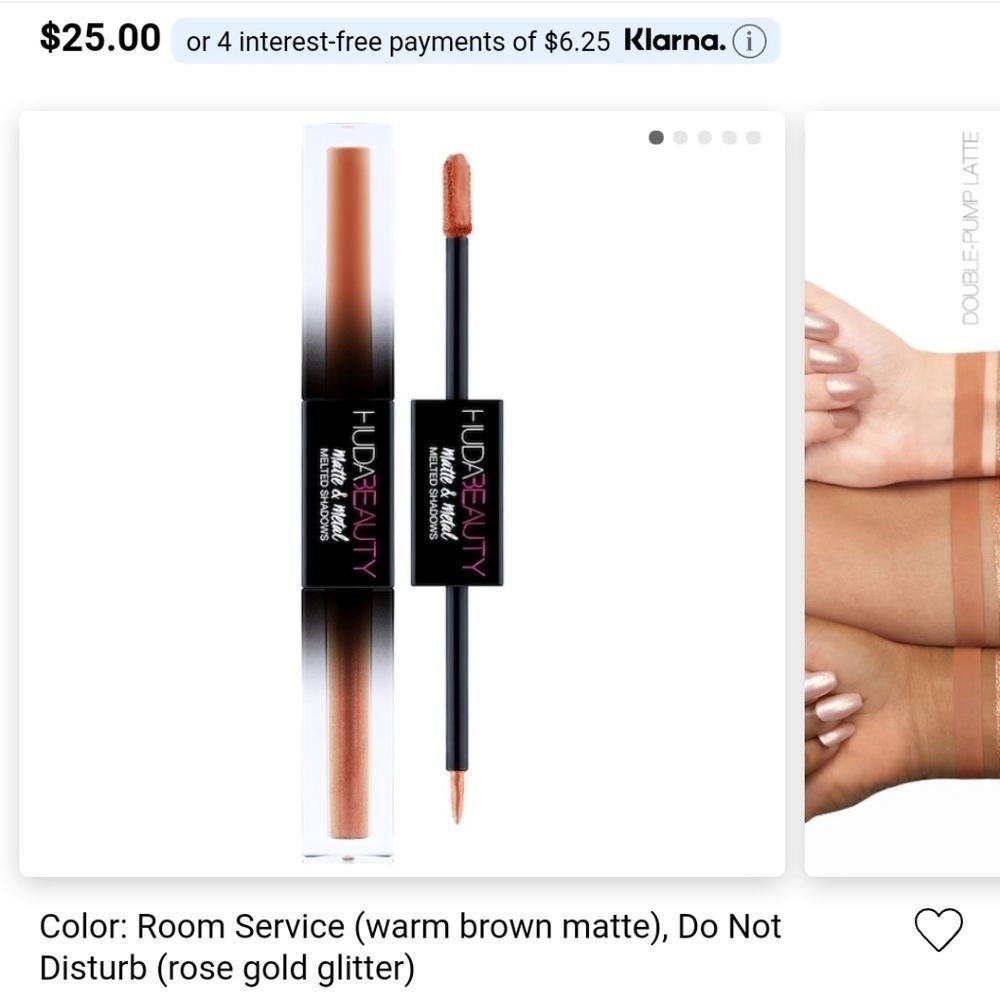 Huda Beauty Matte & Metal Melted Eyeshadow - Picture 7 of 7